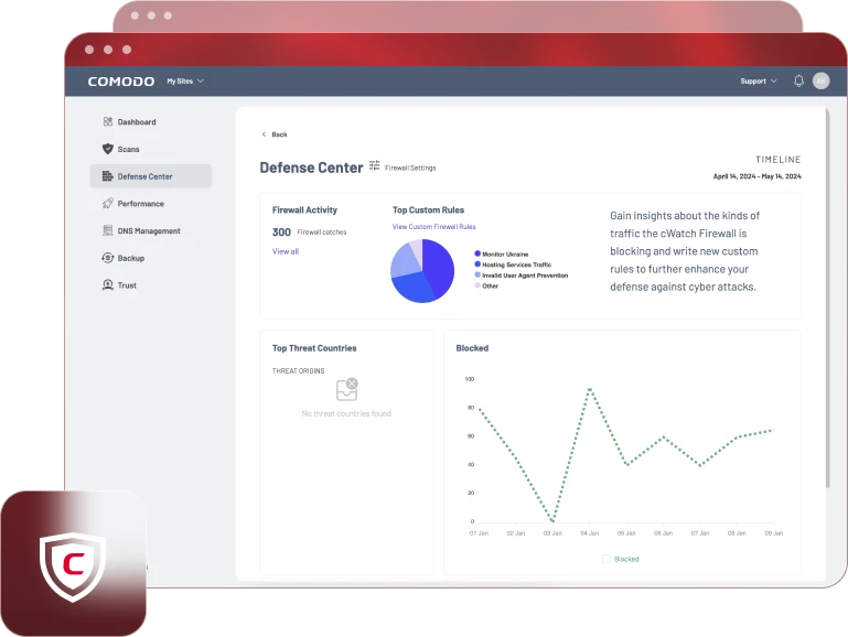 Logo Comodo: Cloud Native Cyber Security Platform